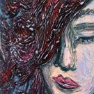 Yksityiskohta maalaukseta Im an island